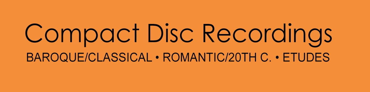 Compact Disc Recordings: Piano Repertoire