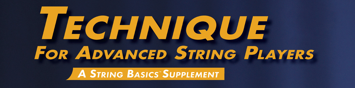 Technique For Advanced String Players