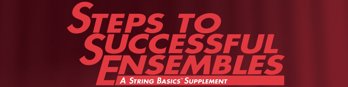 Steps to Successful Ensembles Book 1