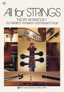 All For Strings Theory Workbook 1 - String Bass