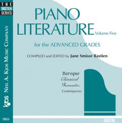 Piano Literature, Volume 5 (CD)