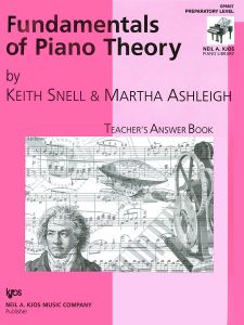 Fundamentals of Piano Theory, Prep Answer Book