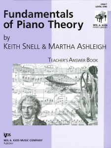 Fundamentals of Piano Theory, Level 1 Answer Book