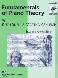Fundamentals of Piano Theory Level 3 Answer Book