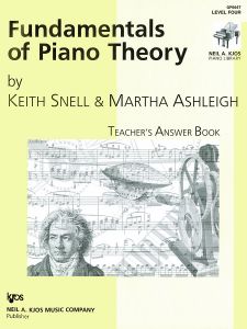 Fundamentals of Piano Theory Level 4 Answer Book