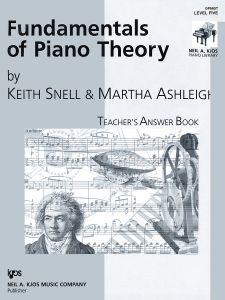 Fundamentals of Piano Theory Level 5 Answer Book
