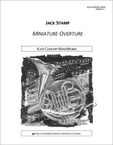 MINIATURE OVERTURE - SCORE