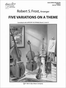 FIVE VARIATIONS ON A THEME - SCORE