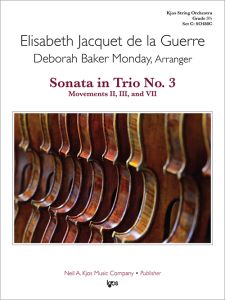 Sonata in Trio No. 3, Movements II, III, and VII