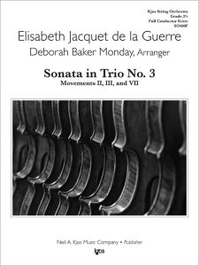 Sonata in Trio No. 3, Movements II, III, and VII - Score