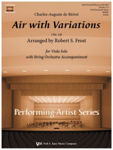 AIR WITH VARIATIONS NO.14 FOR VIOLA SOLO & STRNG ORC ACCMP