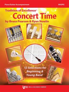 Tradition of Excellence: Concert Time - 12 Selections for Beginning & Young Band - Piano/Guitar Accompaniment
