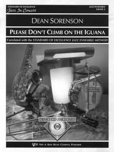 PLEASE DON'T CLIMB ON THE IGUANA - SCORE